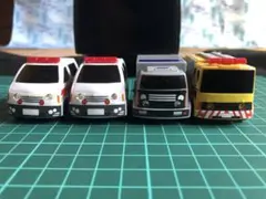 ブレイク プルバックカー4台セットのサムネイル