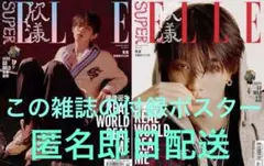 ジャンハオ Super ELLE 雑誌 特典 ポスター 未開封 2枚セット