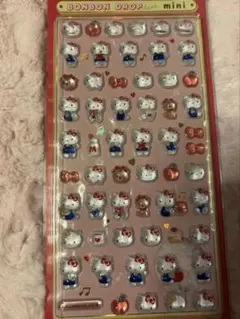 【正規品】ハローキティ ボンボンドロップシールミニ赤