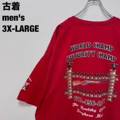 ギルダン Tシャツ ライフル ウィンチェスター 企業ロゴ レッド 3XL 古着