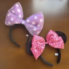ディズニー カチューシャ ヒョウ柄・水玉