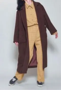 6 ROKU SHAGGYCOAT チェスターコート