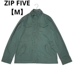 ZIP FIVE ミリタリージャケット スタンドカラー【M】メンズのサムネイル