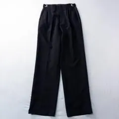 ビンテージ古着00s 2タック サイドライン トラッド ドレス ワイドスラックス