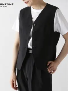 Shinzone CHRYSLER GILET（black,size34)のサムネイル