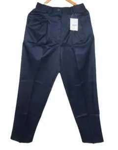 IST　ユニフォーム　動けるワークパンツ2L　ネイビー ゴムウエスト スラックス