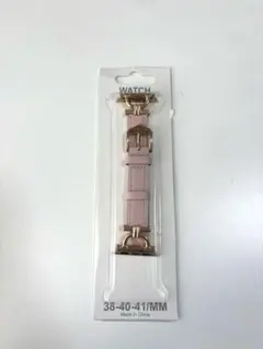 Apple Watch バンド ピンク　レザー　38-41MM