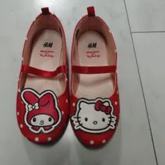 18センチ　H&M　サンリオ　パンプス