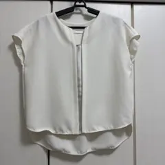 TONAL（トーナル） ストレッチツイルキーネックブラウス / 38のサムネイル