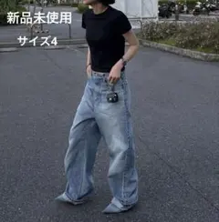 ok.soon original wide denim blue size2 - メルカリ