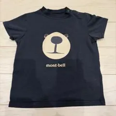 mont-bell クマプリント Tシャツ 90サイズ 黒