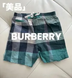 【美品】BURBERRY バーバリー チェック柄ショートパンツ90 水遊びにも◎のサムネイル
