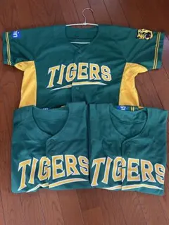 TIGERS ユニフォーム 半袖 緑と黄色
