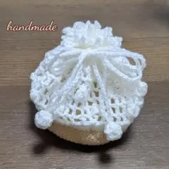 ふんわり玉編みのバッグ