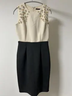 L.B CANDY STOCK ノースリーブ ビジュー ドレス ワンピース