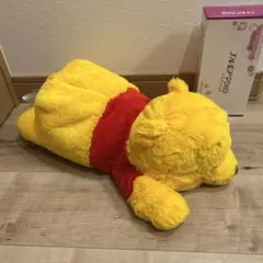 3/17まで期間限定⭐︎くまのプーさん　赤いほっぺ　寝そべり　LLぬいぐるみ