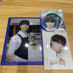 NCT 127 カフェ 缶バッジFCクリアトレカクリアフォトカード ジャニセット
