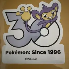 韓国限定 ポケモン ポップアップ 30周年ステッカー シェイミ 2枚セット