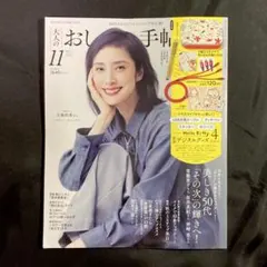 雑誌『　大人のおしゃれ手帖　11月号　』　雑誌のみ　付録無し　匿名配送