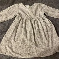 花柄長袖ワンピース