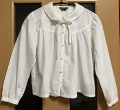 COMME CA ISM ホワイトシャツ 140A ブラウス　発表会