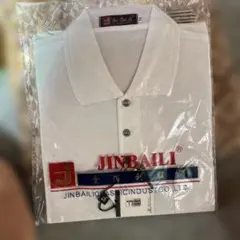 JINBAILI ポロシャツ ホワイト LL〜3L