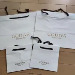 GODIVA ショップ袋 2サイズセット４枚