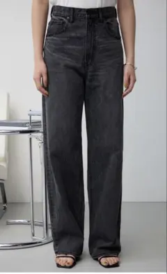 azul denim ハイウエストワイドデニム s