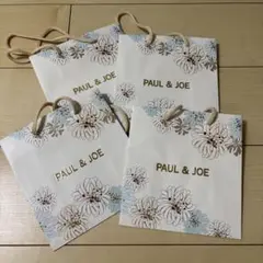 PAUL & JOE 花柄ショップ袋 4枚セット