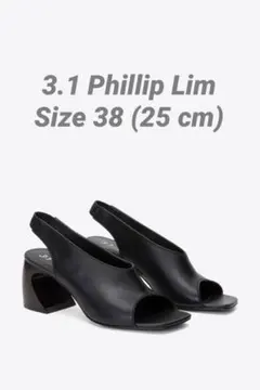 3.1 Phillip Lim スリングバックパンプス ブラック 38