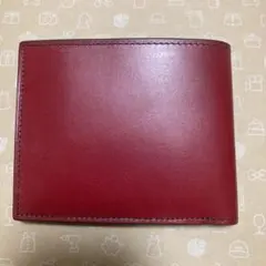 新品 大峡製鞄 牛革 二つ折り財布 日本製 レッド 定価31900円 - メルカリ