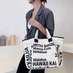 LOCO HAWAII　ロコハワイ　ロゴプリント　トートバッグ　アロハ　ハワイ