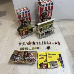 【ビンテージ玩具】EXIN WEST ブロック　2個セット