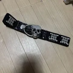 SEX POT ReVeNGe スタッズベルト スカル パイソン柄 - メルカリ
