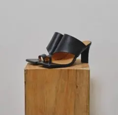 【極美品】 todayful Square Leather Sandals 38のサムネイル