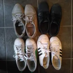 スニーカー4足　プーマPUMA　アディダスadidas