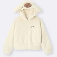 新品　Lサイズ マシュマロフィールフルジップパーカ ポムポムプリン パジャマ