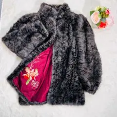 9.8千円からお値下げ◎EMBA エンバ シェアード ウィーゼル ファーコート 9.8千円からお値下げ◎EMBA エンバ シェアード ウィーゼル