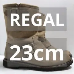 リーガル 23cm エンジニアブーツ ダブルベルト 薄茶色のサムネイル