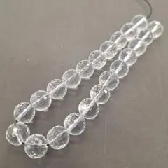 【厳選綺麗】水晶　12㎜ カット　25㎝　 No.796