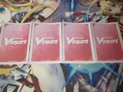 ヴァンガード 共通面 スリーブ 桜餅 ロゴスリーブ 4枚 未使用品