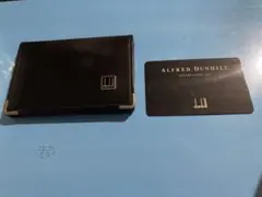 早い者勝ち！Alfred Dunhill 名刺入れ 黒 レザー