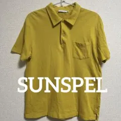 レア✨SUNSPEL リヴィエラ 半袖 ポロシャツ コットン M マスタードのサムネイル