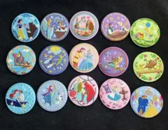 ディズニー　刺繍　缶バッジ全15種　コンプリート　セット　④