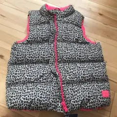 baby gap   ダウンベスト　ヒョウ柄