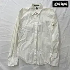 ♪LAUREN RALPH LAUREN ホワイト 長袖シャツ XS