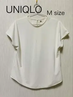 UNIQLO 半袖 ブラウス ホワイト Mサイズのサムネイル