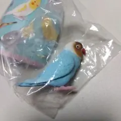 ブルーボタン　フィギュア　ボタンインコ