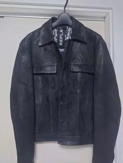 【新品未使用】REPLEY(リプレイ) ダブル ライダースジャケット REPLAY リプレイ スタッズ ダブル ライダースジャケット レディース XS