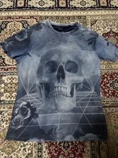 ああ様専用 DIESEL スカル ローズ プリント Tシャツ - メルカリ